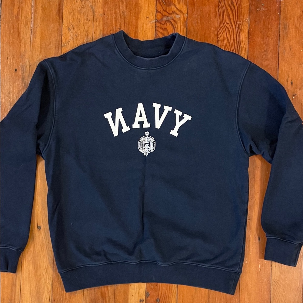Espionage N37 56” 'NAVY Crewneck Sweatshirt